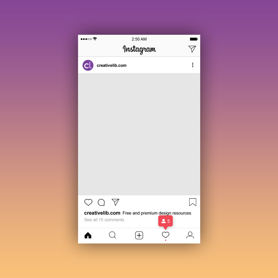 app for instagram posts layout